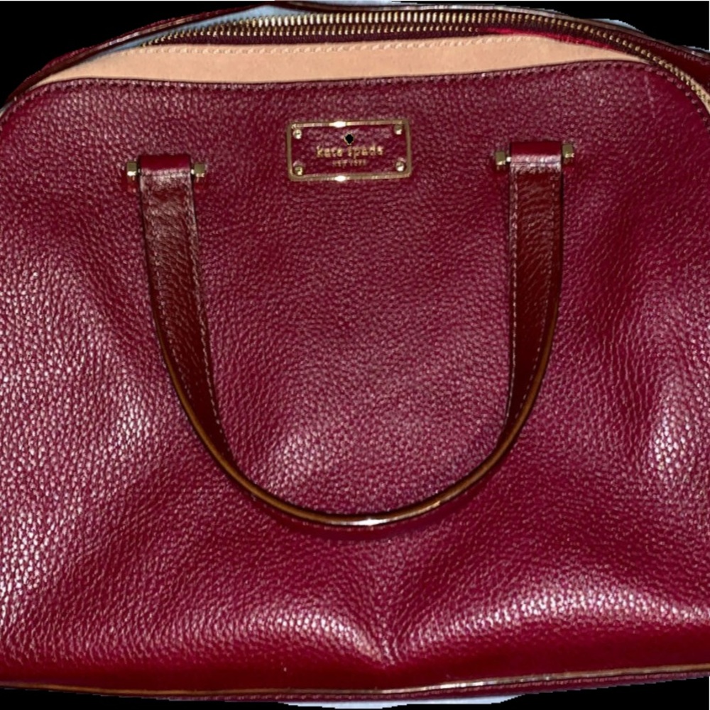 NWT gorgeous burgundy Kate spade bag
